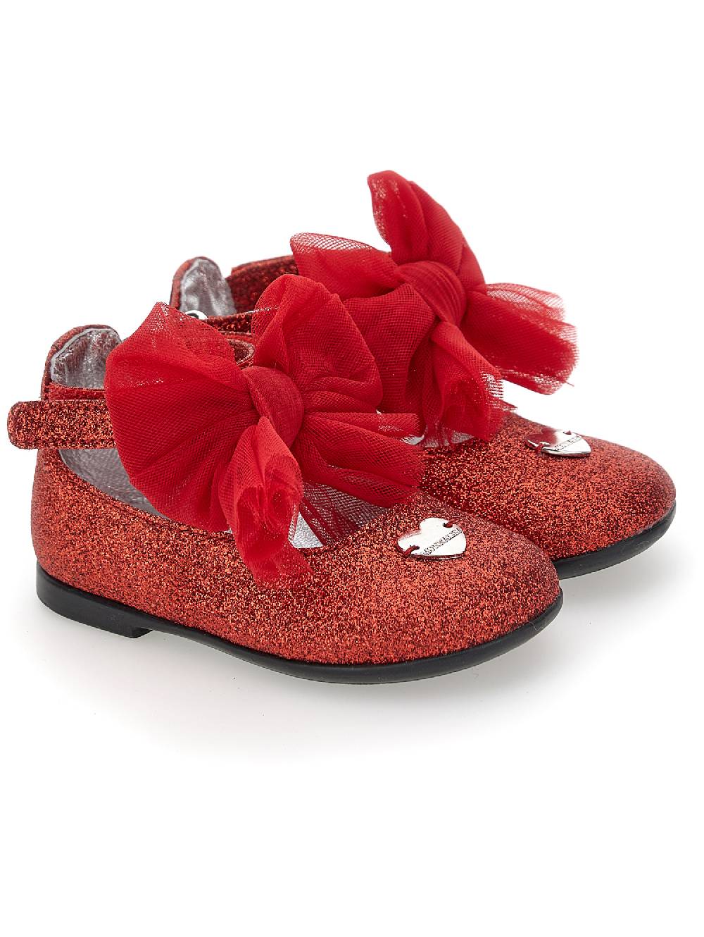 Monnalisa Ballerine Glitter Con Fiocchi