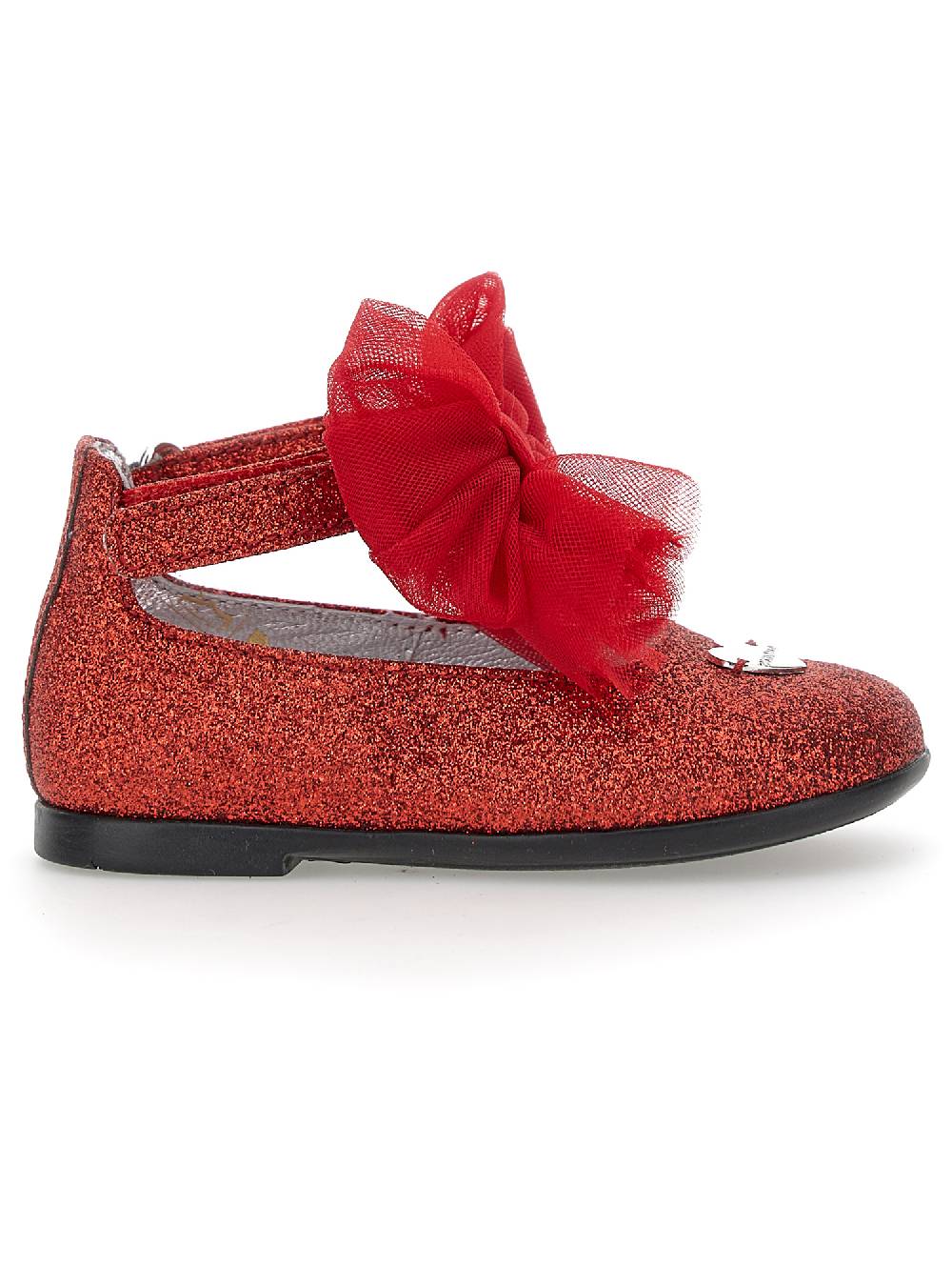 Monnalisa Ballerine glitter con fiocchi