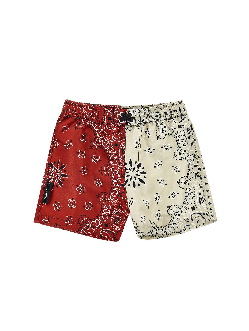 Monnalisa Bermuda beach bicolor paisley