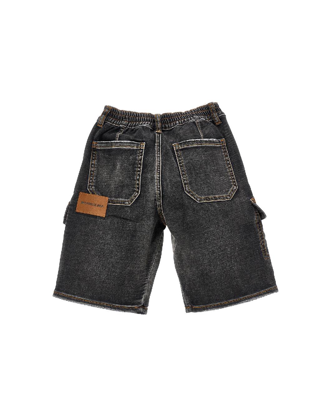 Monnalisa Bermuda Cargo Denim Mickey Mouse