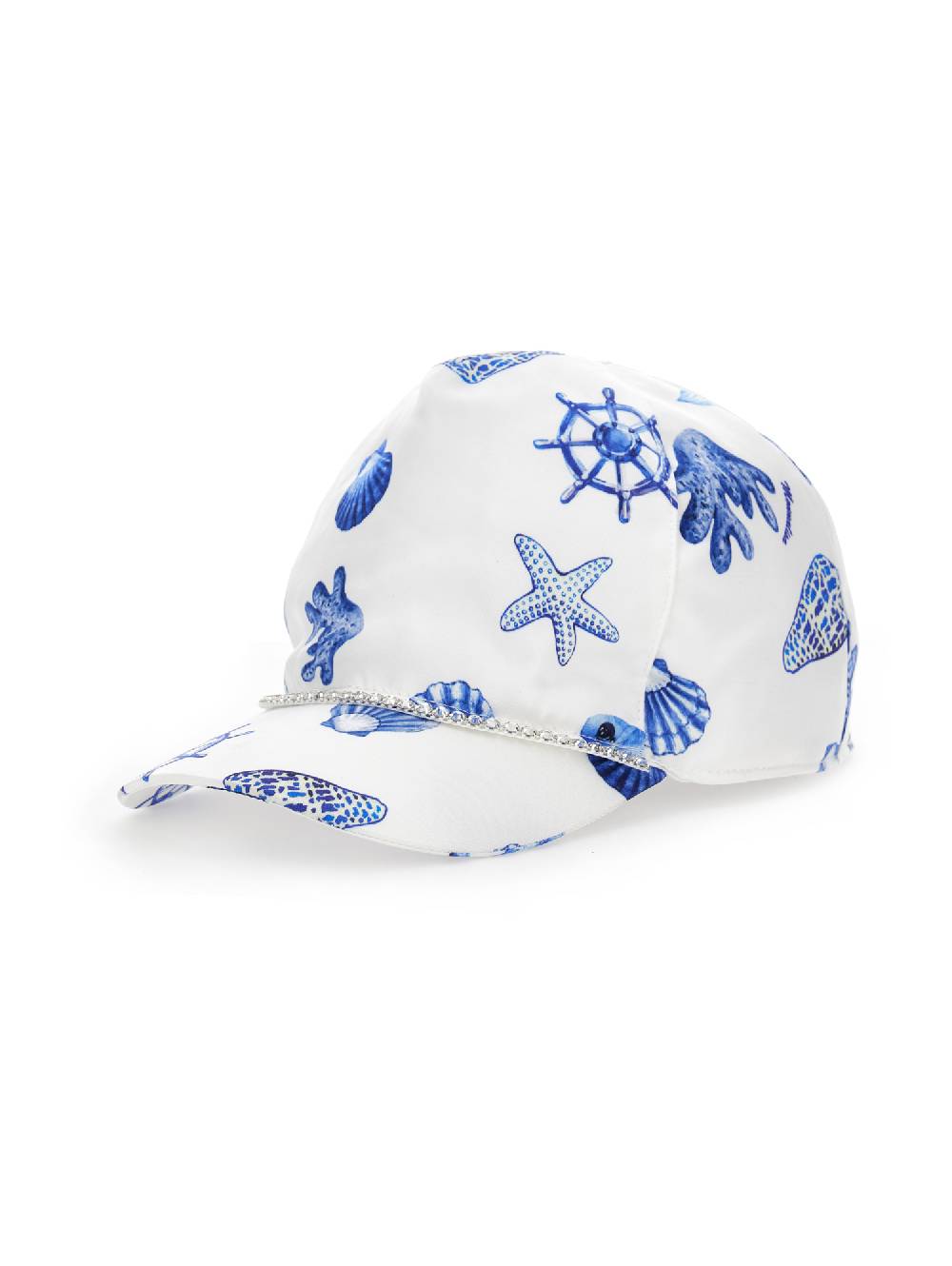 Monnalisa Berretto baseball con strass