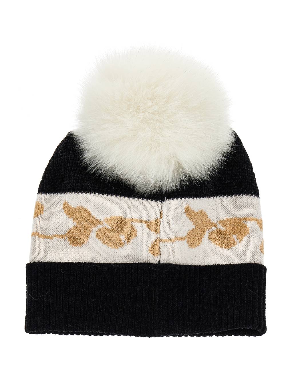 Monnalisa Berretto Jacquard Con Ponpon