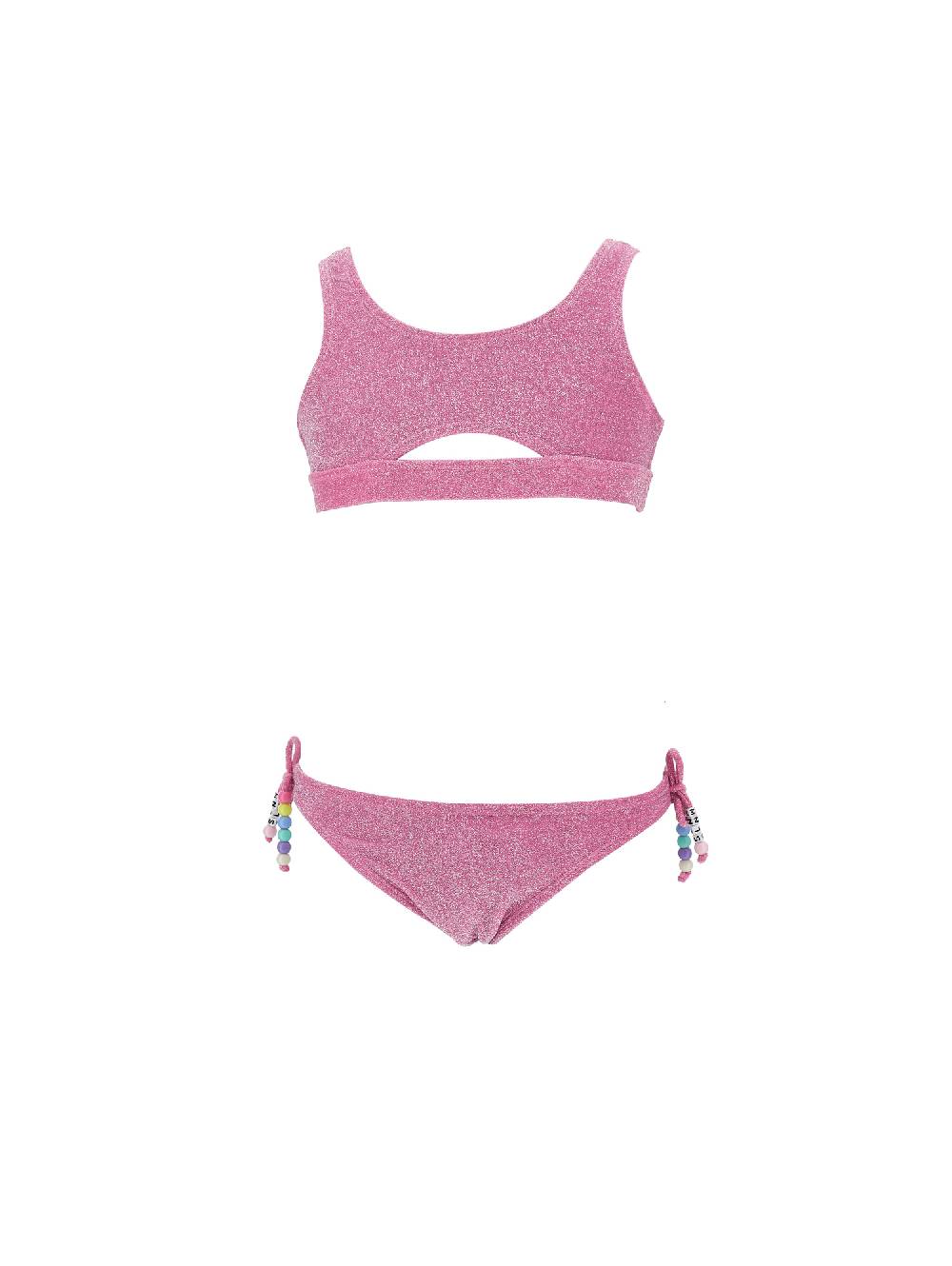 Monnalisa Bikini lurex con bra