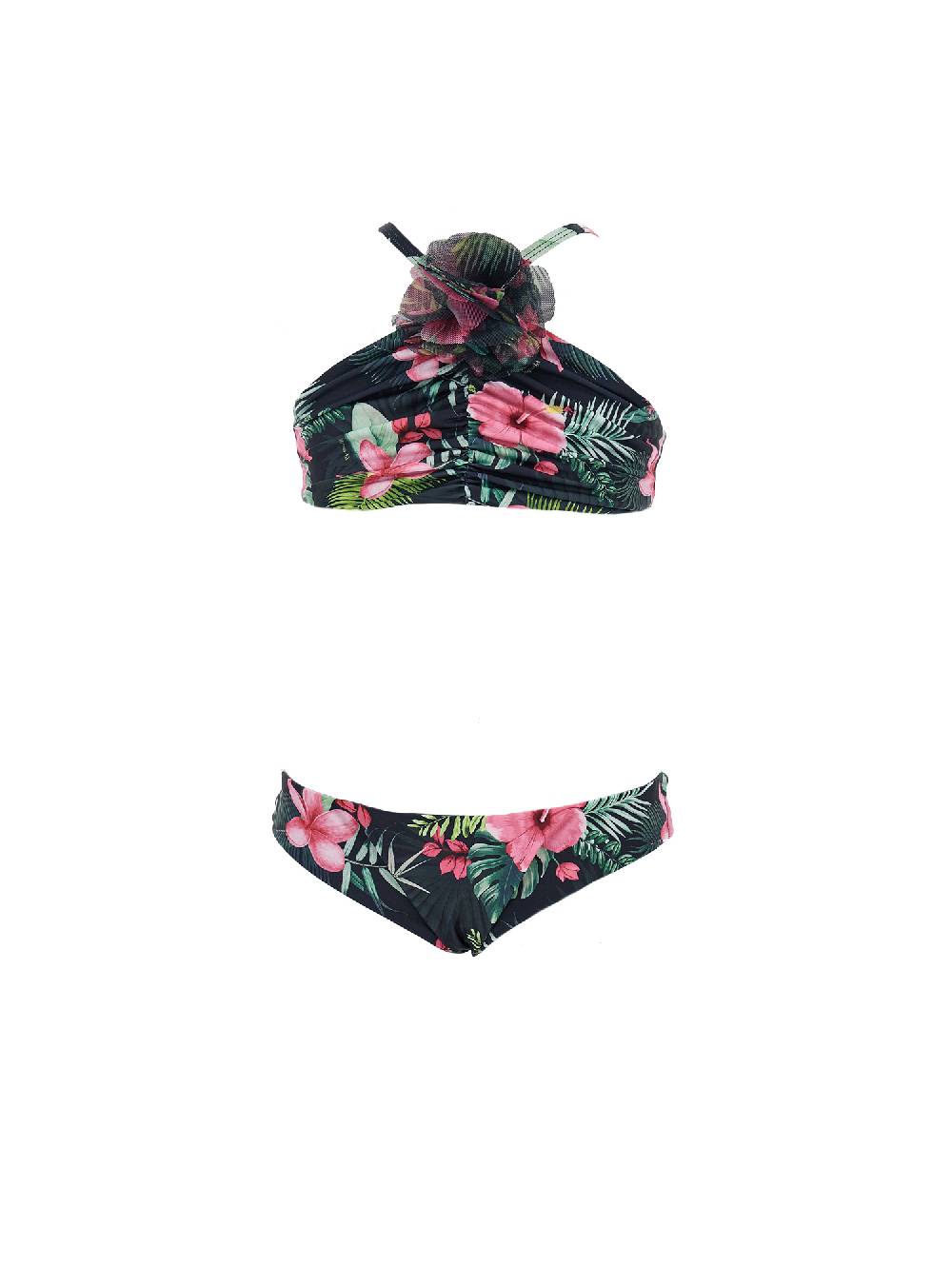 Monnalisa Bikini stretch stampa jungle