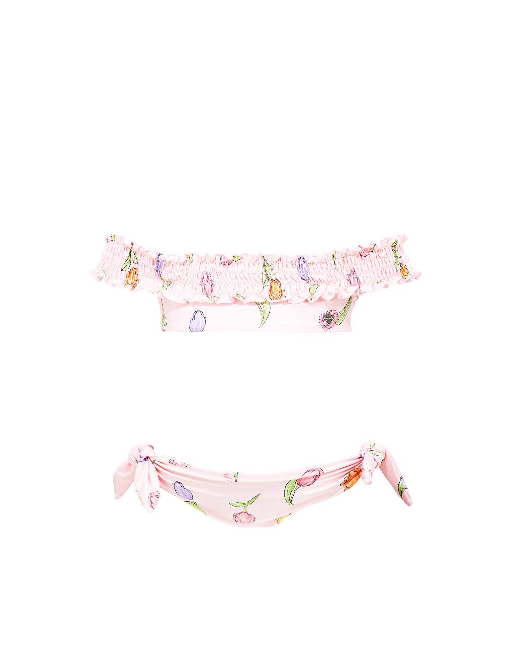 Monnalisa Bikini stretch stampa tulipani