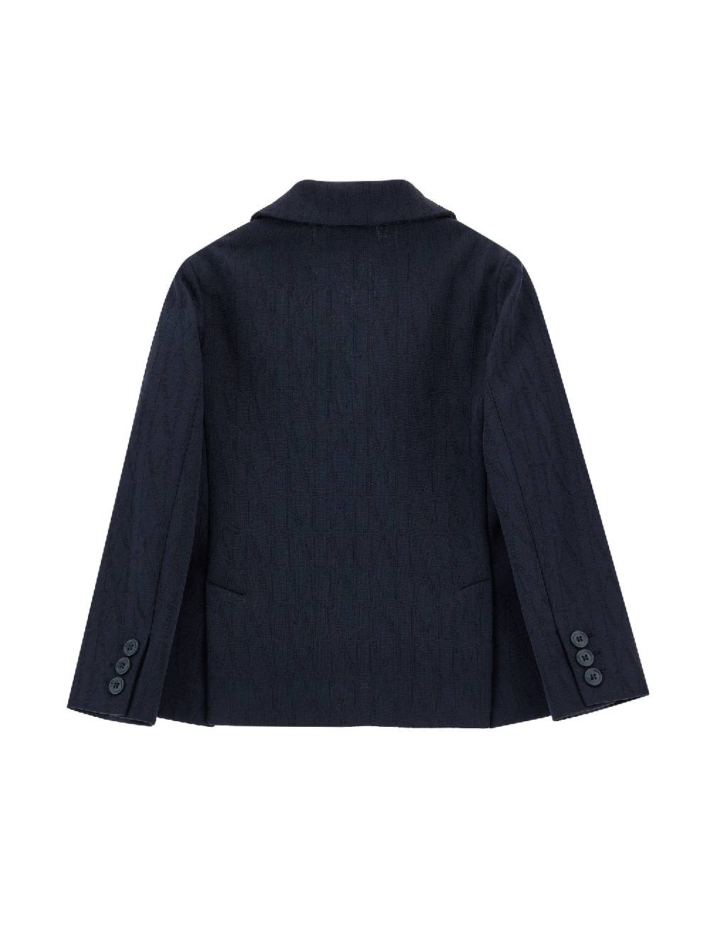 Monnalisa Blazer Tela Delavé Tre Bottoni