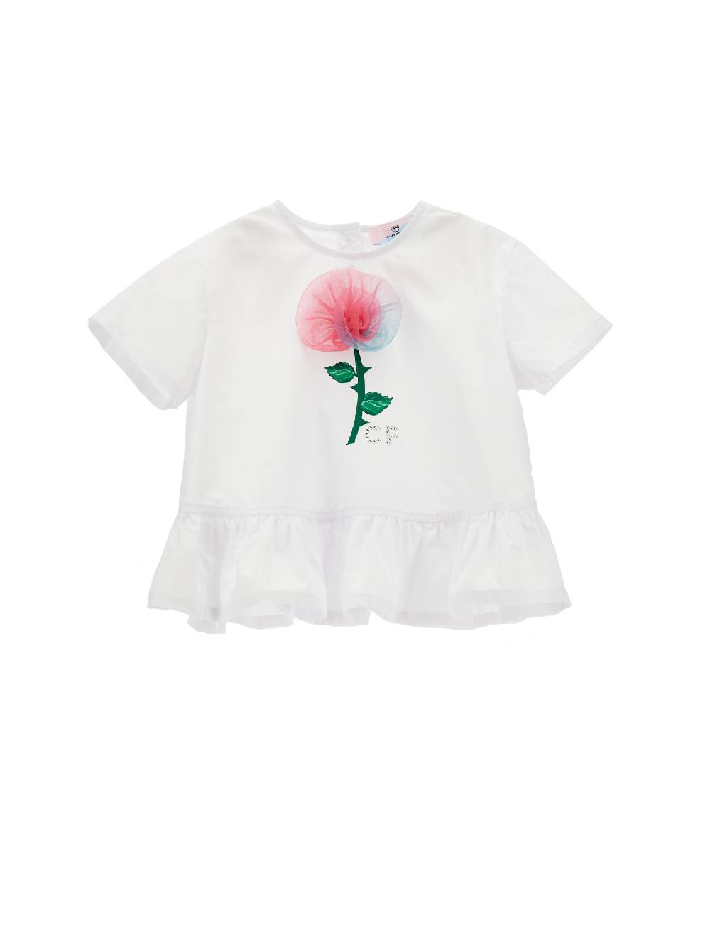 Monnalisa Blusa popeline Special Occasion