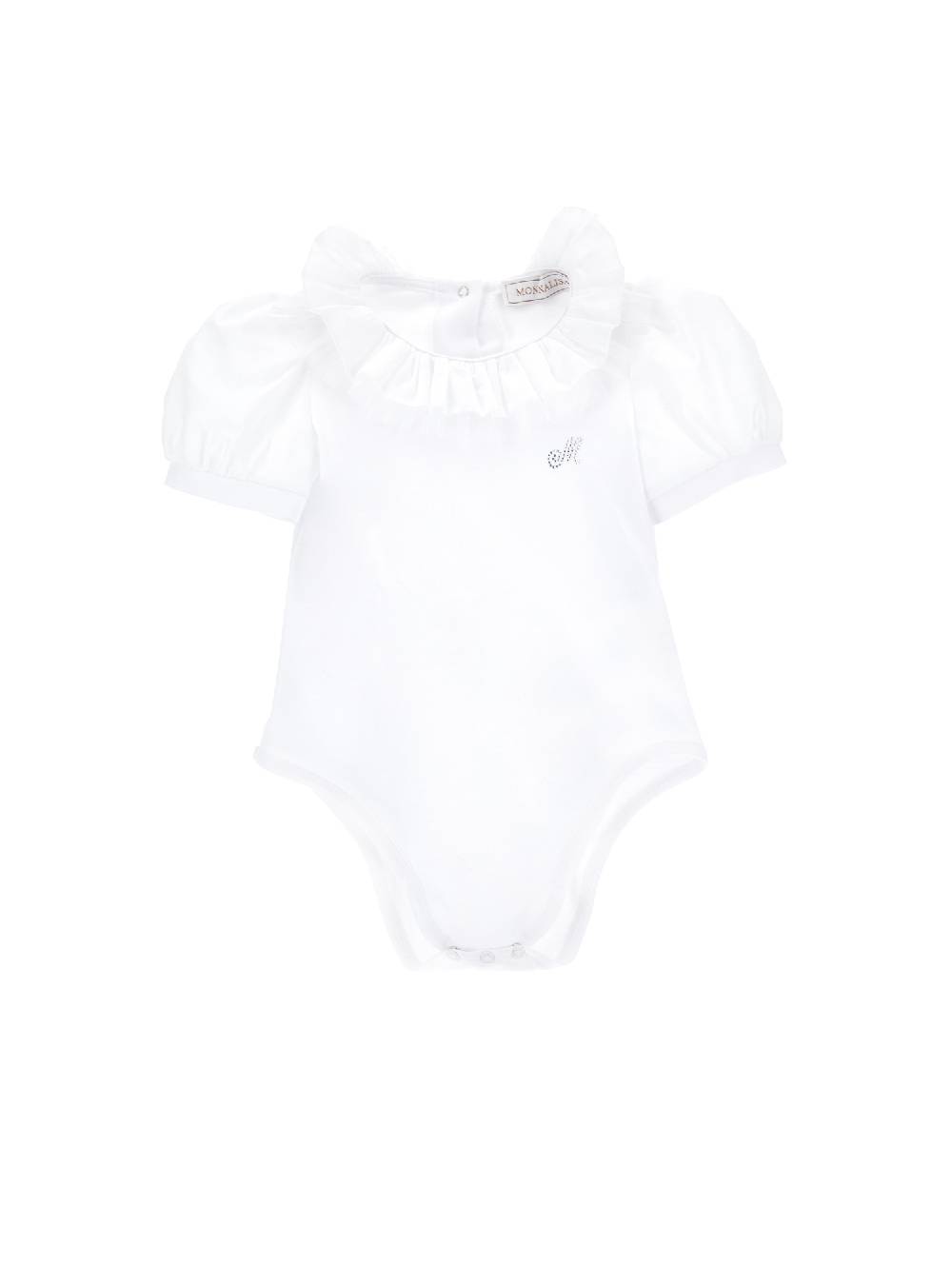 Monnalisa Body camicia con maniche a palloncino