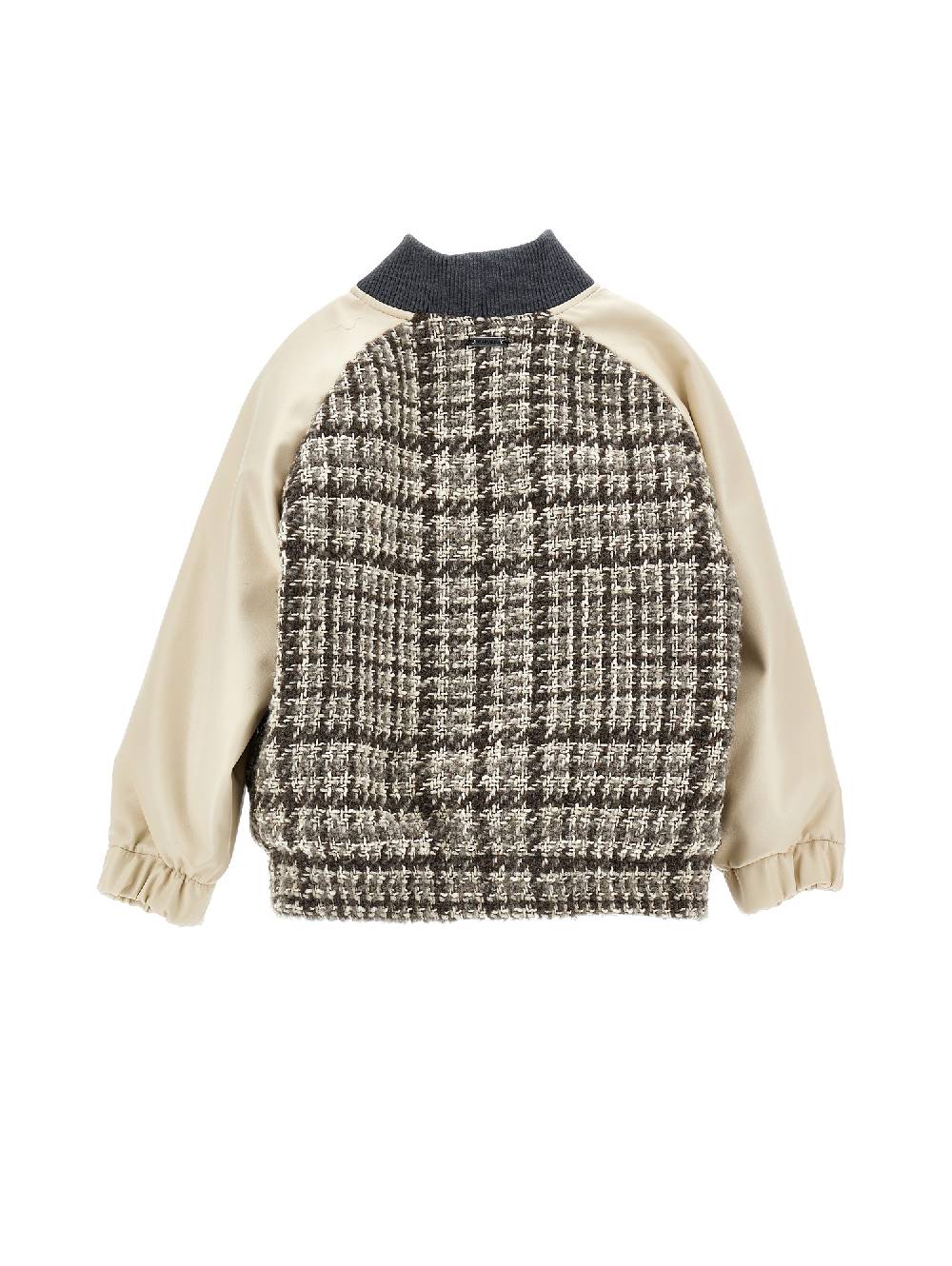 Monnalisa Bomber Tessuto Tweed