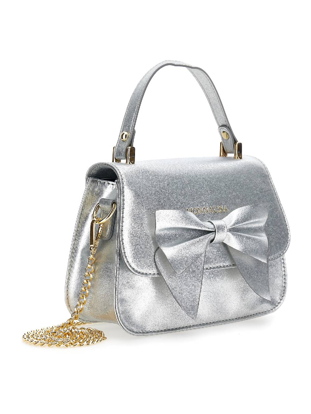 Monnalisa Borsa A Mano Glitter