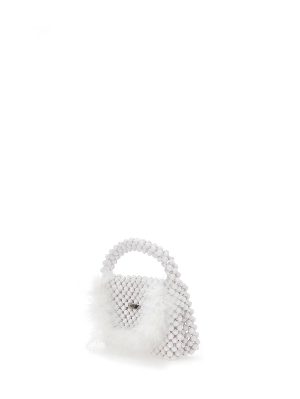 Monnalisa Borsa Crystal Con Piume