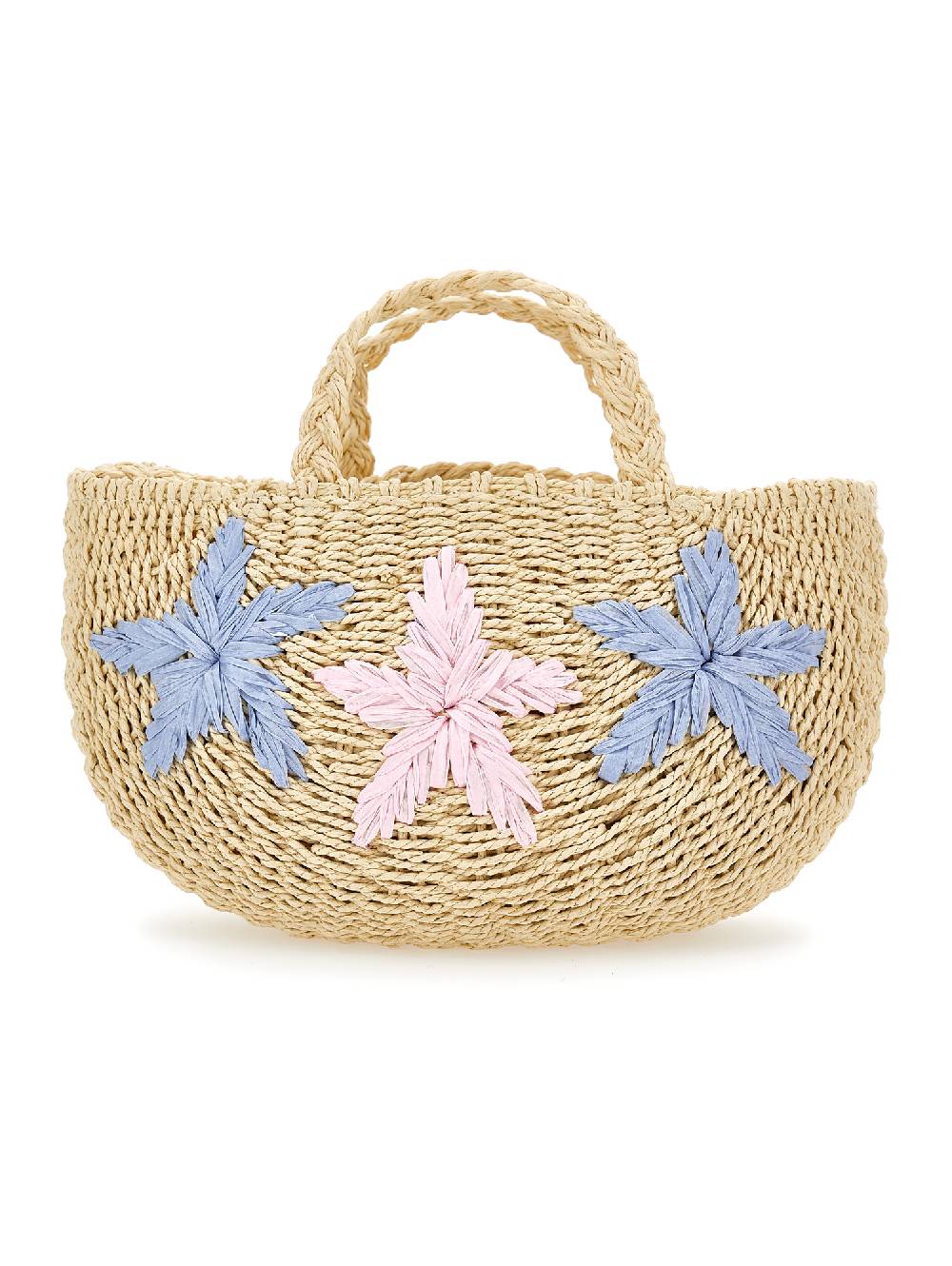 Monnalisa Borsa paglia con stelle