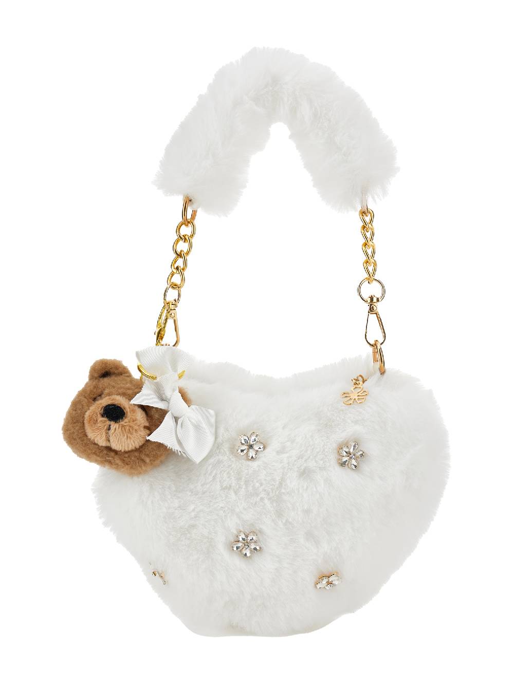 Monnalisa Borsa peluche a cuore
