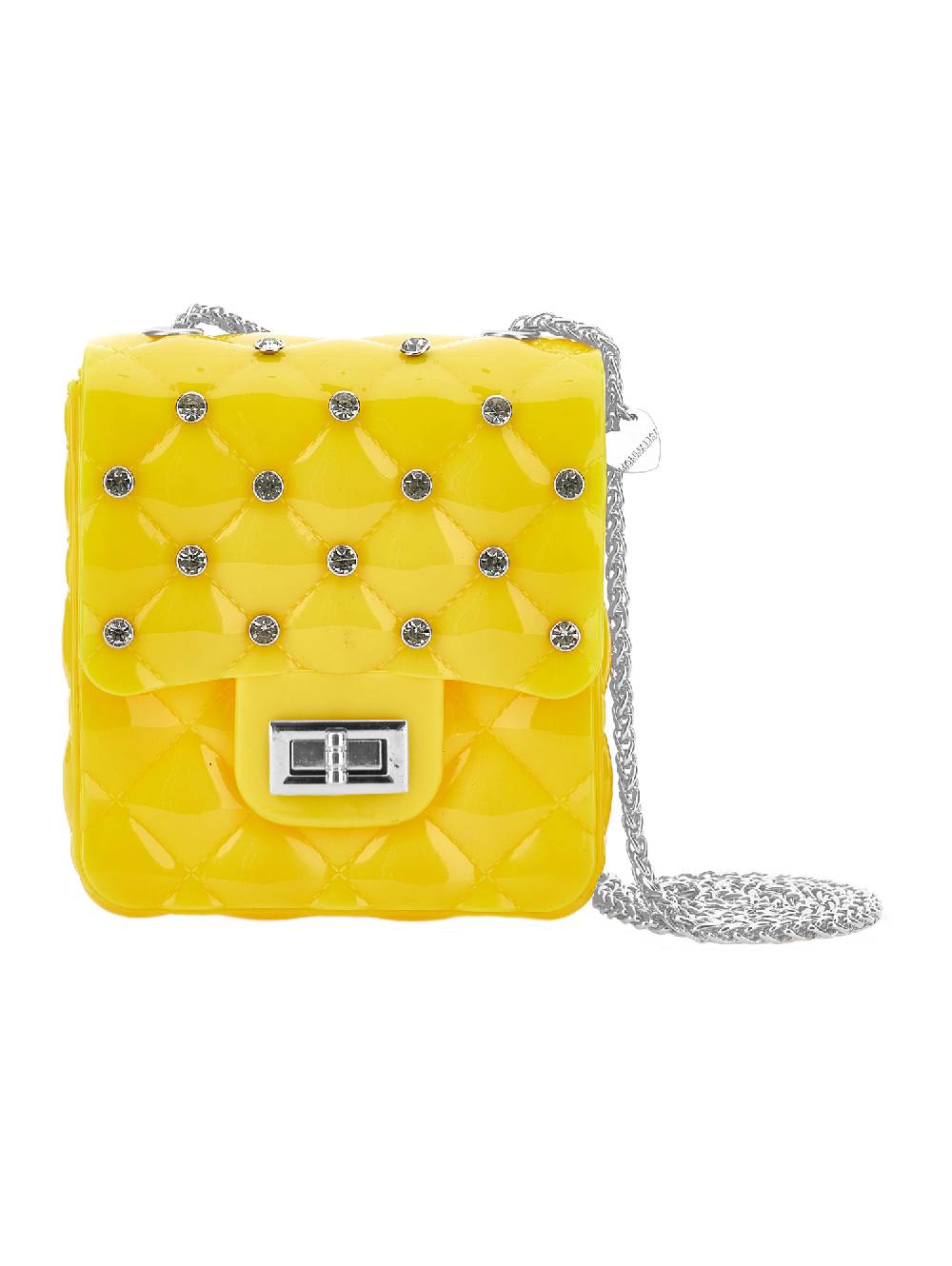 Monnalisa Borsa PVC con strass