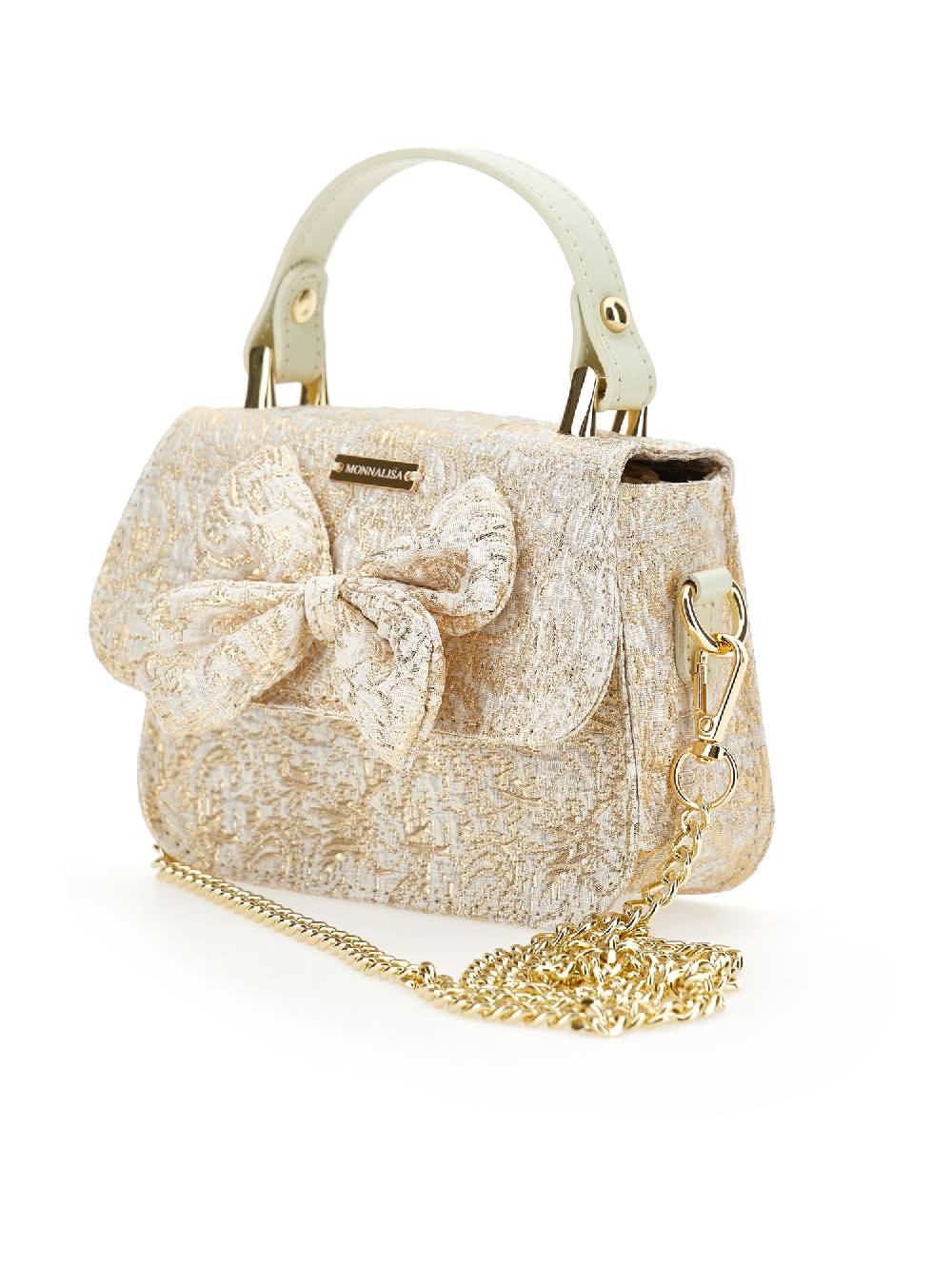 Monnalisa Borsetta Broccato Lurex