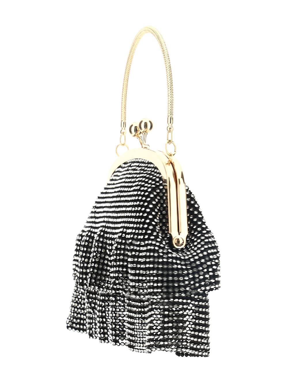 Monnalisa Borsetta In Maglia Metallica