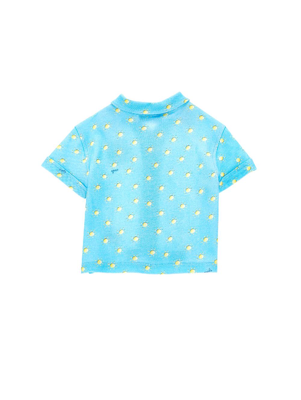 Monnalisa Camica Piquet Stampa Sole