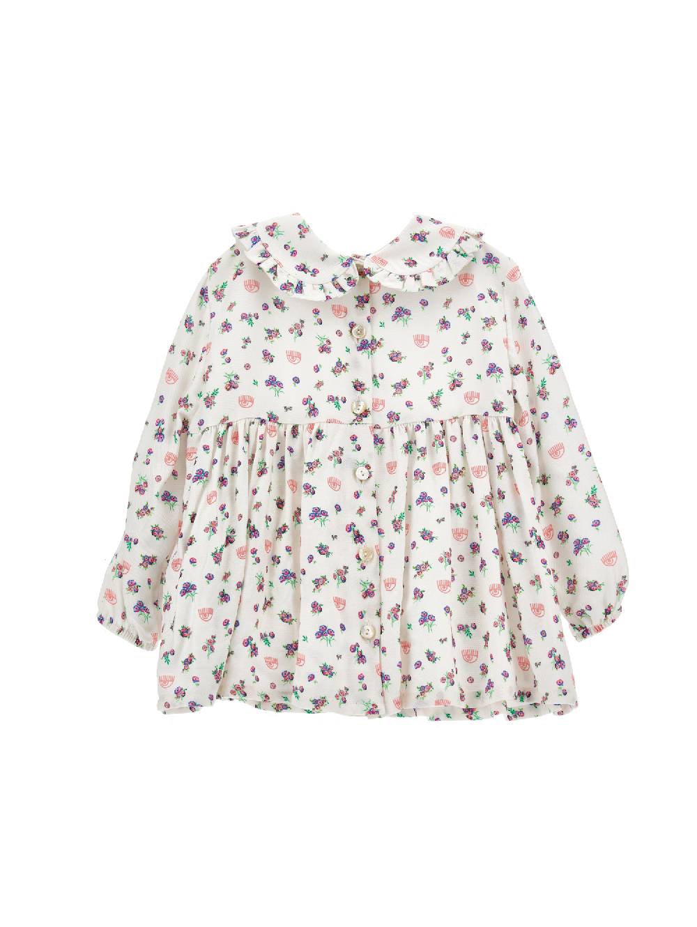 Monnalisa Camica Twill CF Flowers