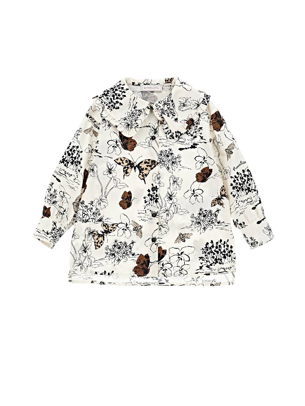 Monnalisa Camicia con maxicolletto