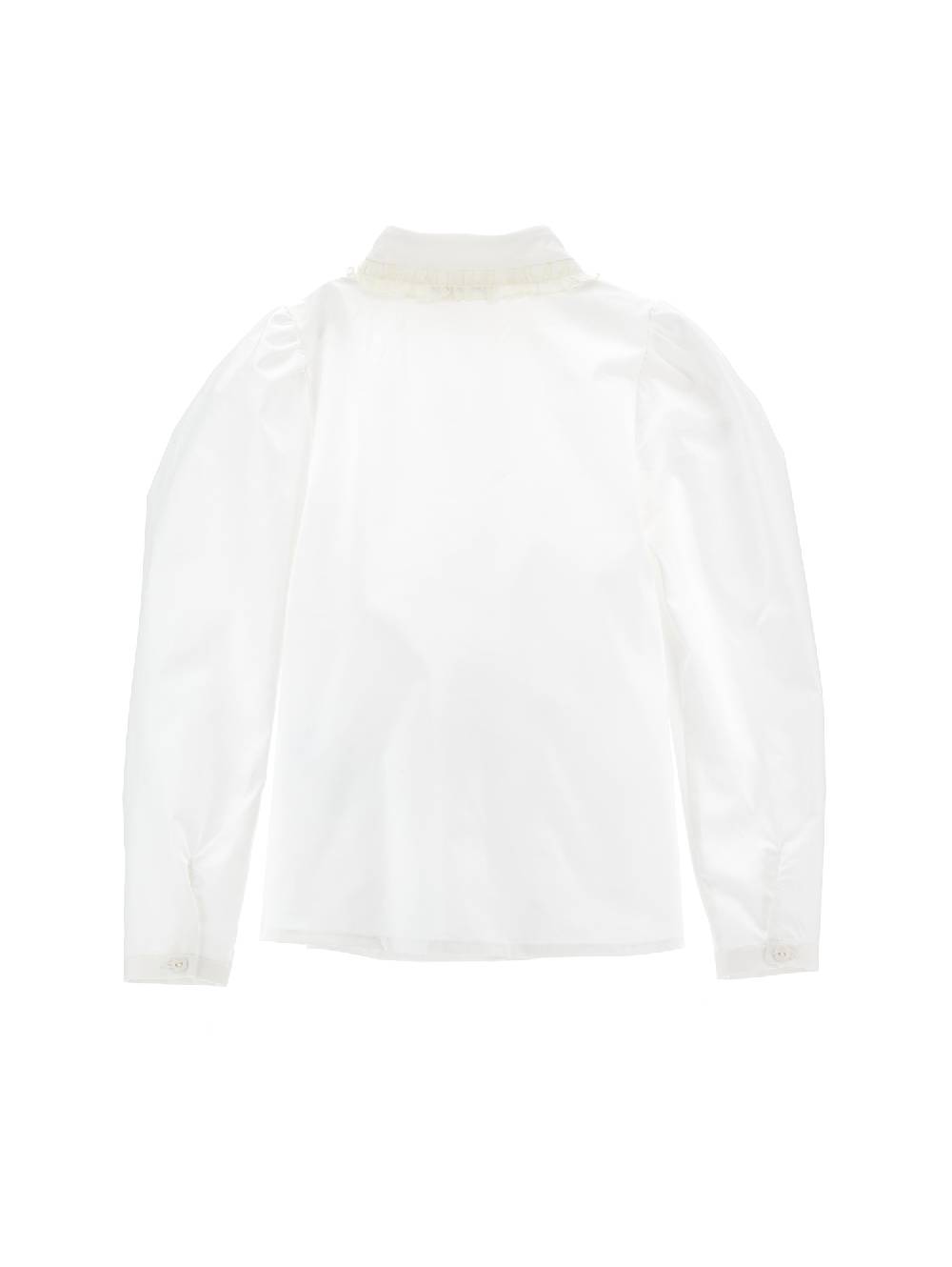 Monnalisa Camicia Cotone Con Galette