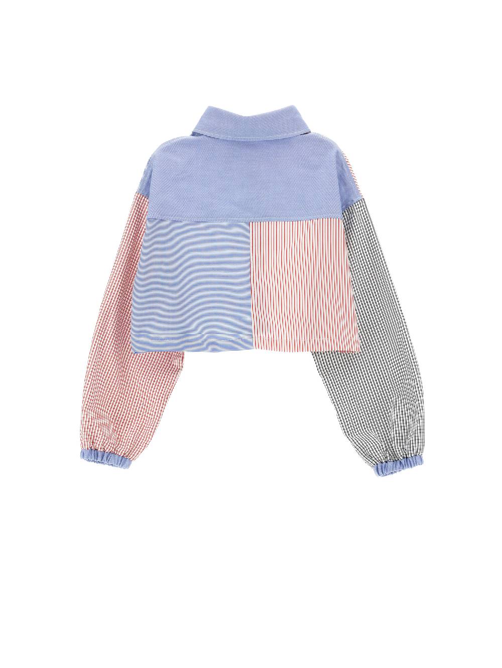 Monnalisa Camicia Cropped Patchwork