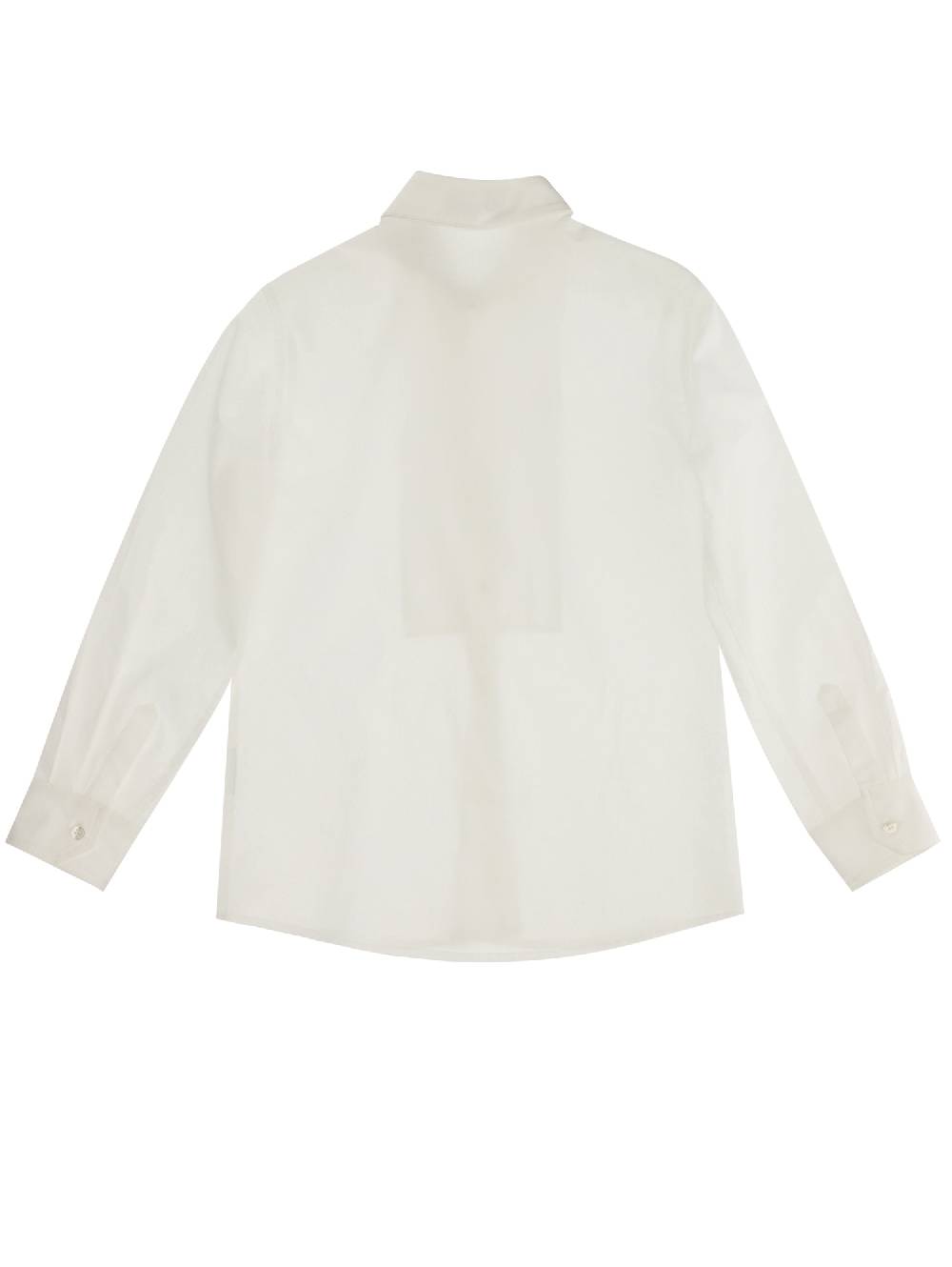 Monnalisa Camicia Da Smoking Con Plastron