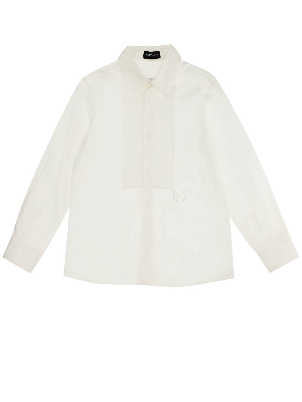 Monnalisa Camicia da smoking con plastron