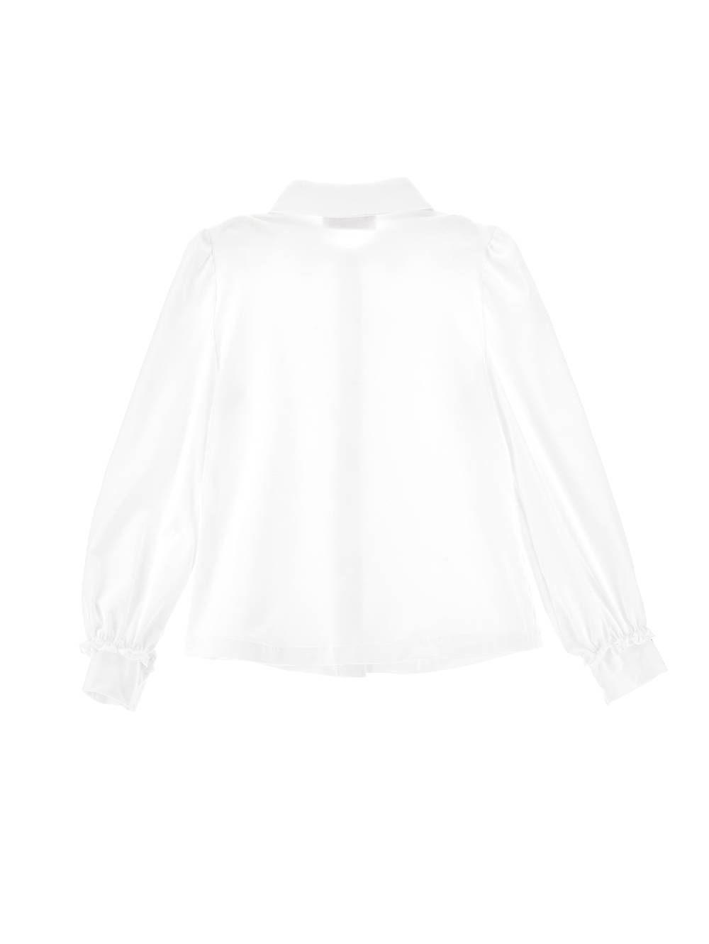 Monnalisa Camicia Elasticizzata Con Fiocco