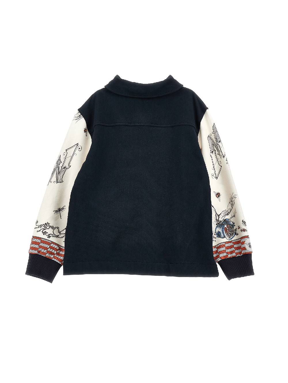 Monnalisa Camicia Felpa Stampa Foulard