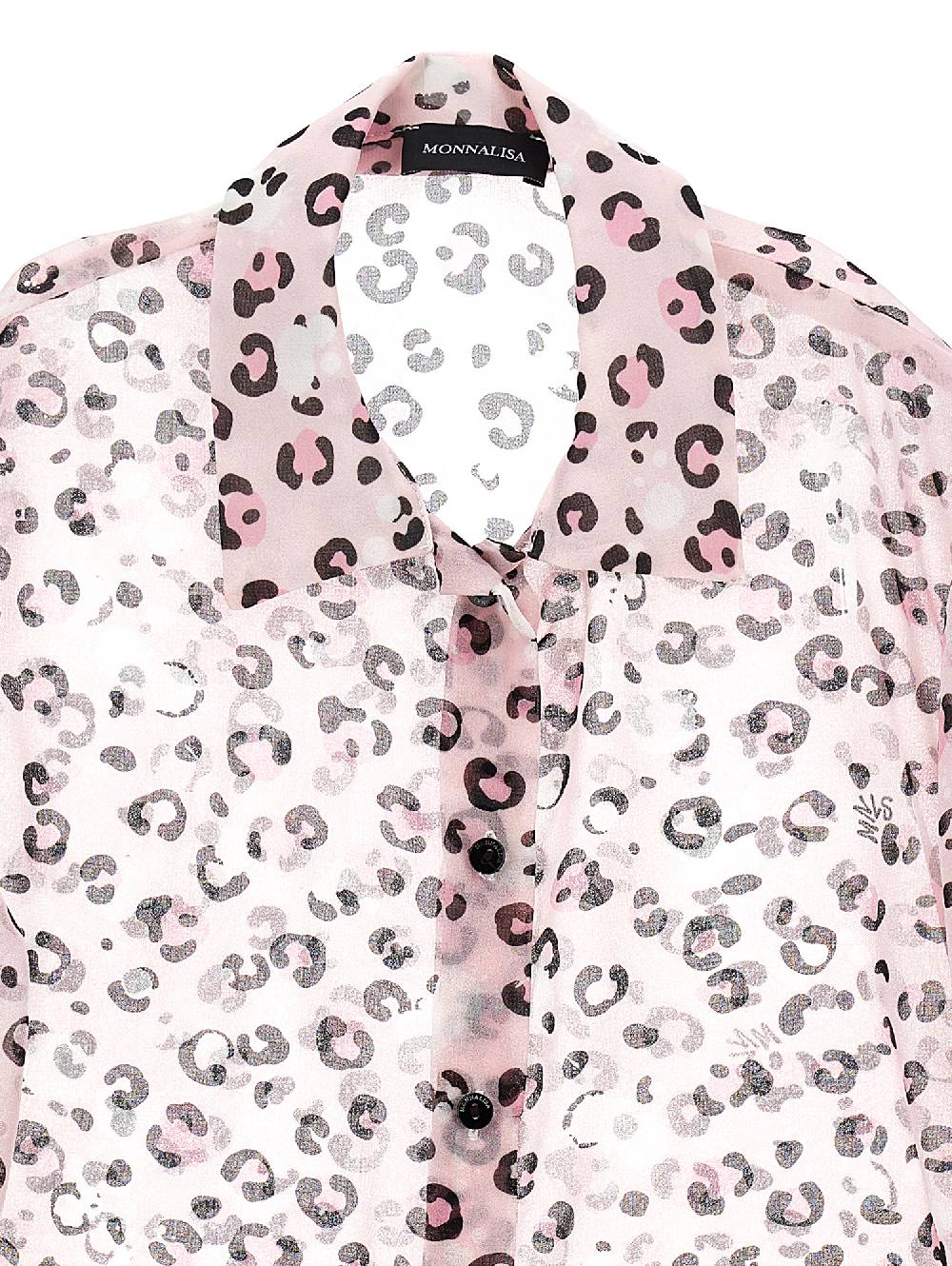 Monnalisa Camicia Georgette Stampata