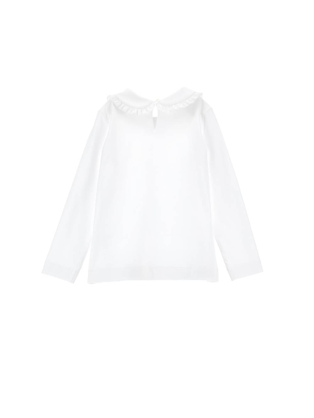 Monnalisa Camicia Jersey Con Ruches