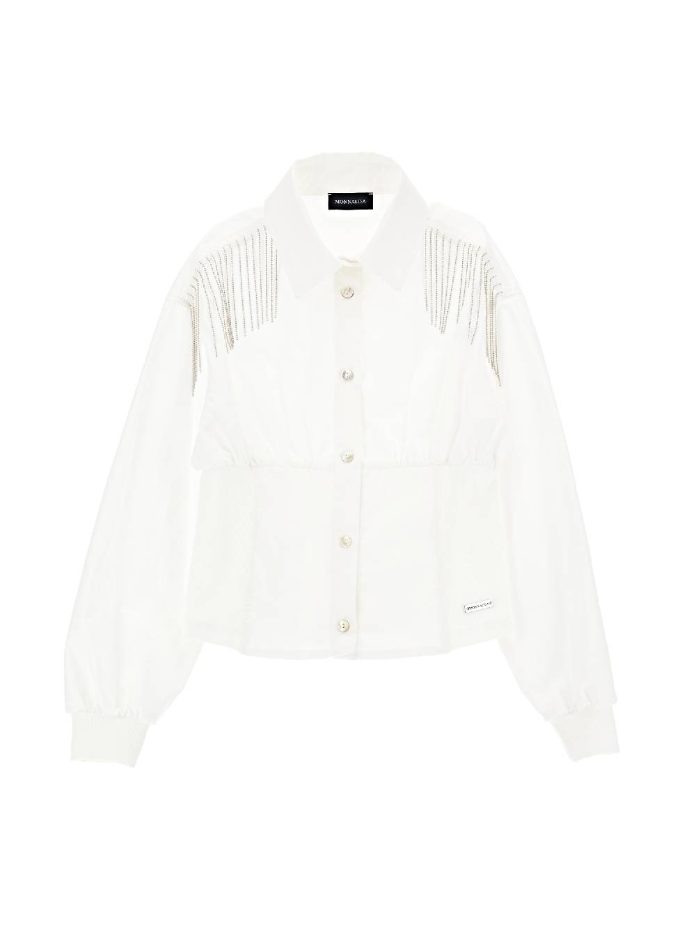 Monnalisa Camicia popeline bustier