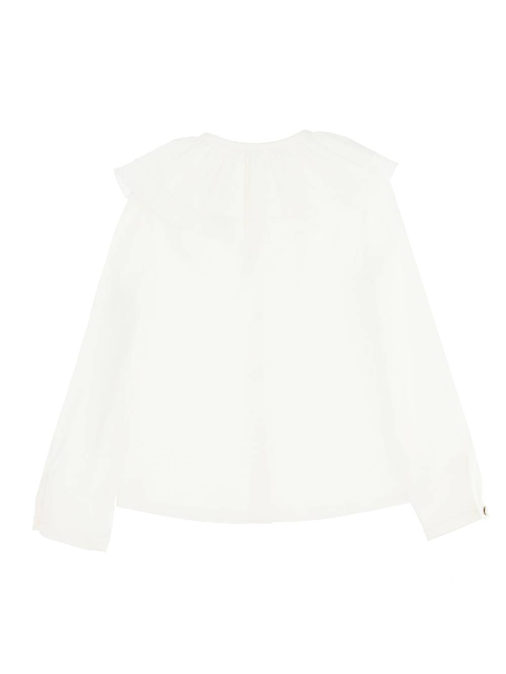 Monnalisa Camicia Popeline Con Charm Cuore