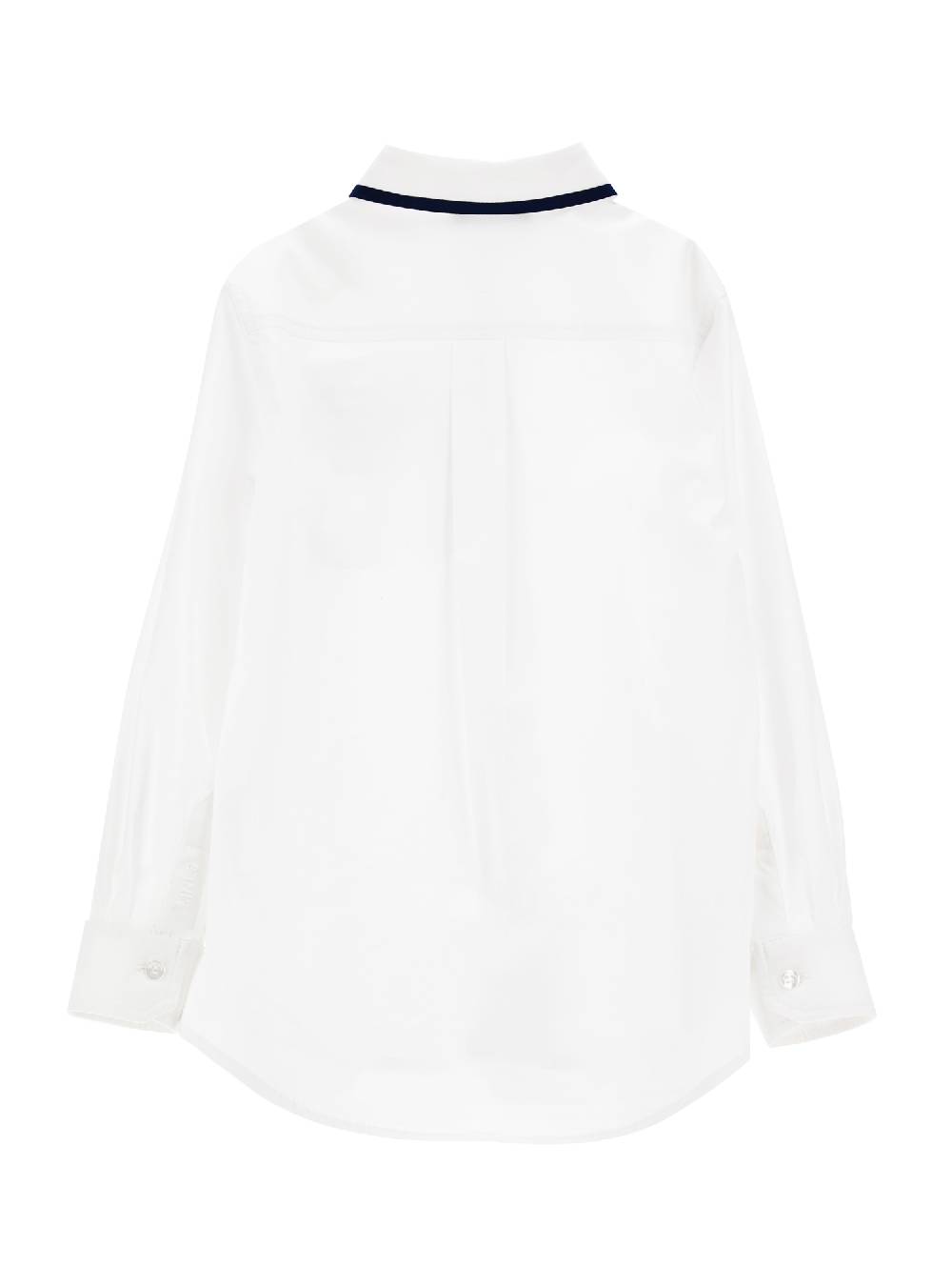 Monnalisa Camicia Popeline Con Profili