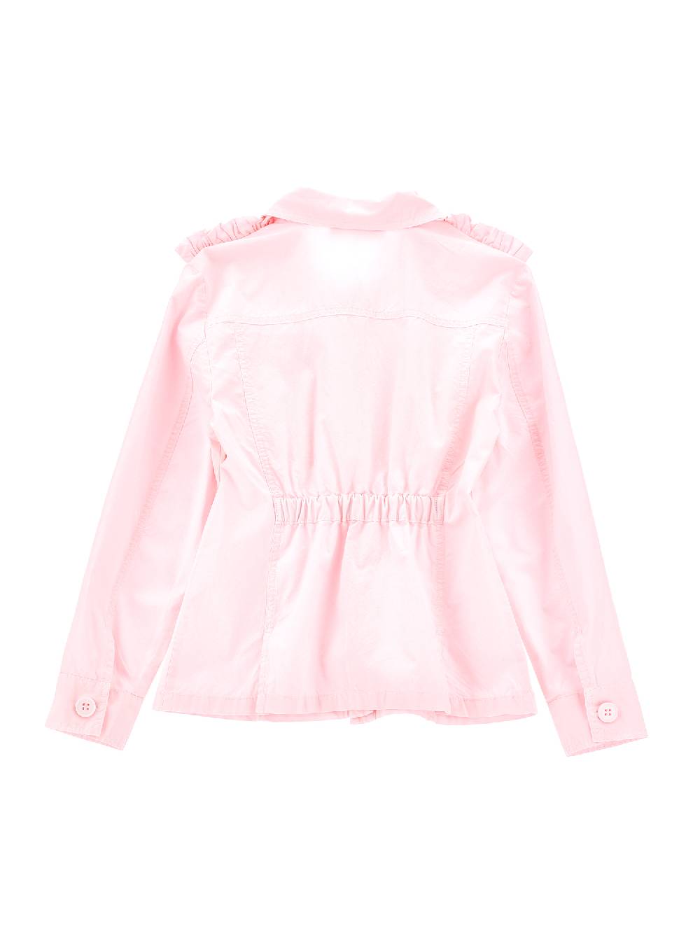 Monnalisa Camicia Popeline Con Tasche Ricamate