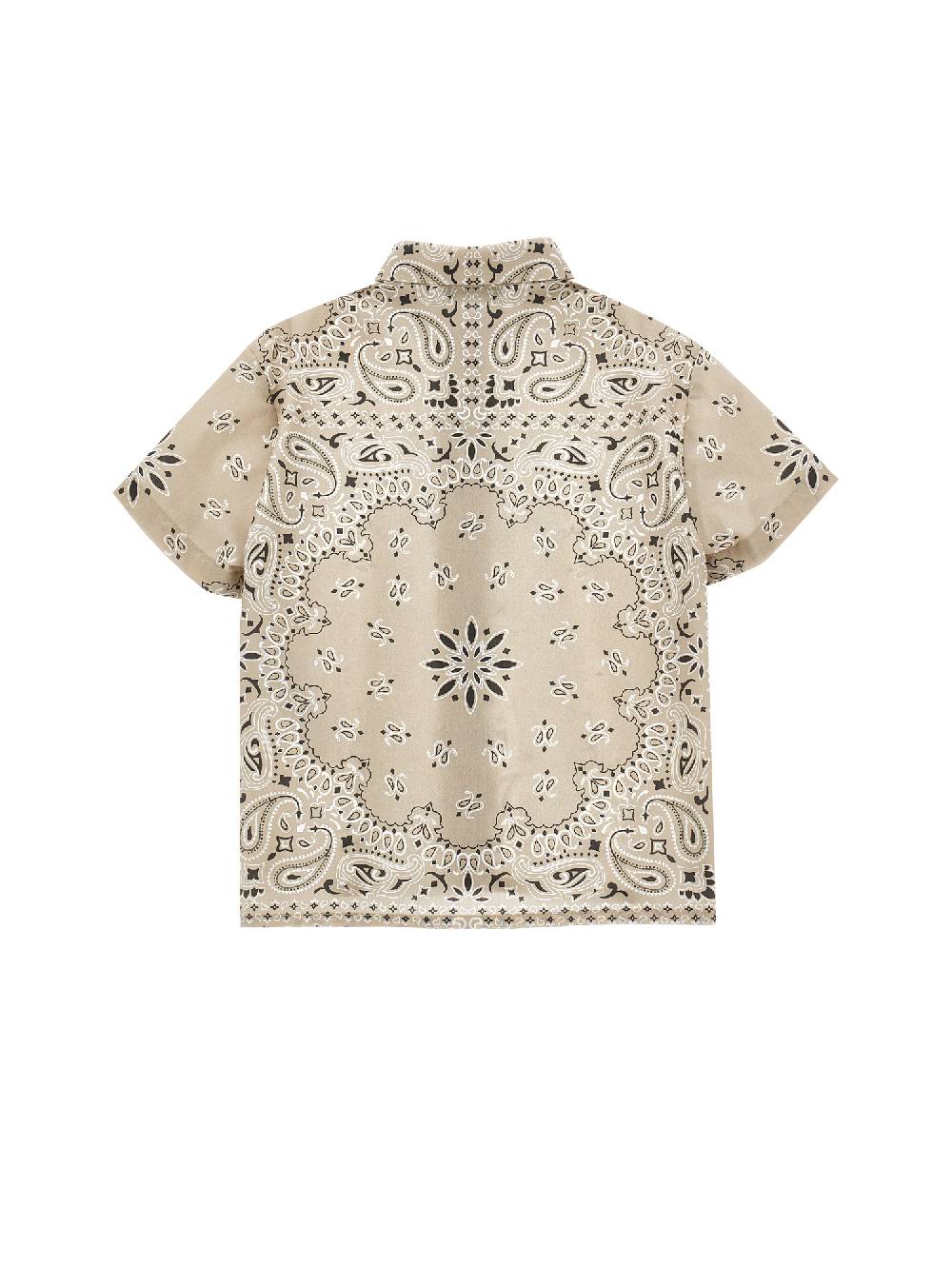 Monnalisa Camicia Popeline Paisley