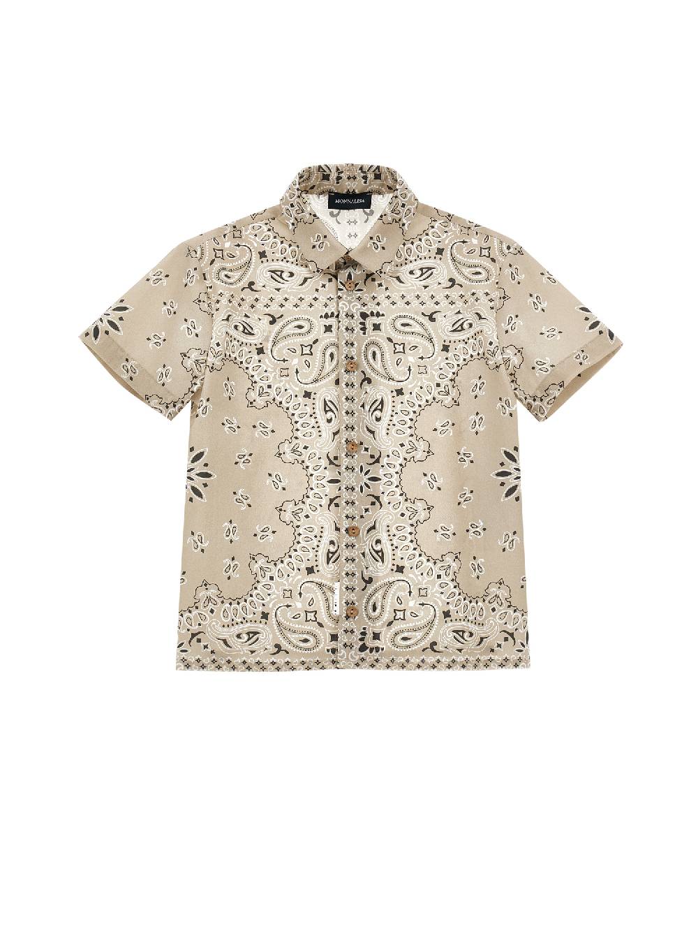 Monnalisa Camicia popeline paisley