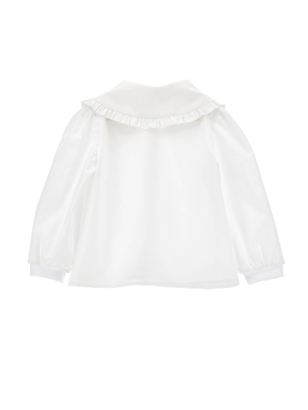 Monnalisa Camicia Popeline Ricamata