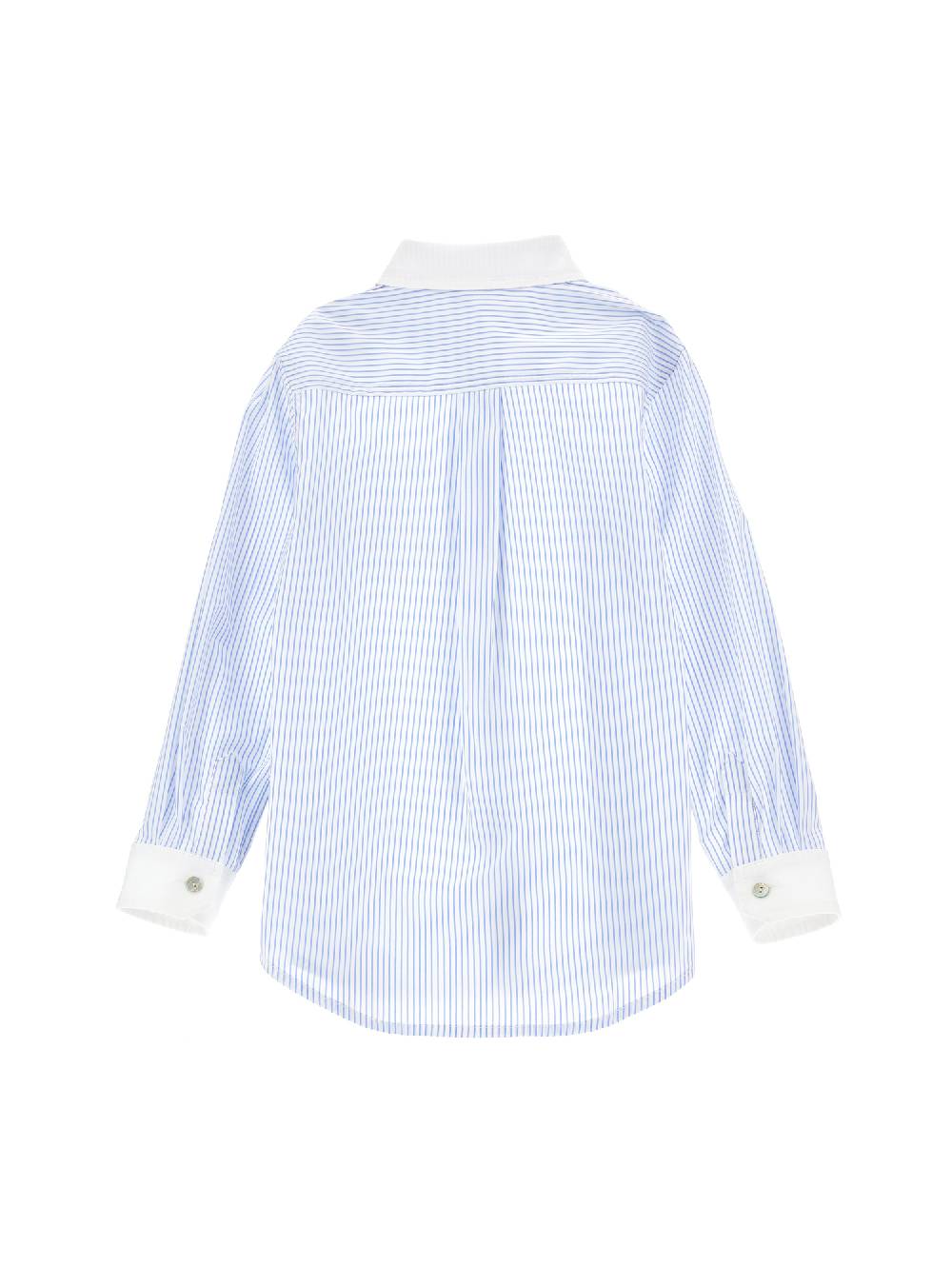 Monnalisa Camicia Popeline Rigato