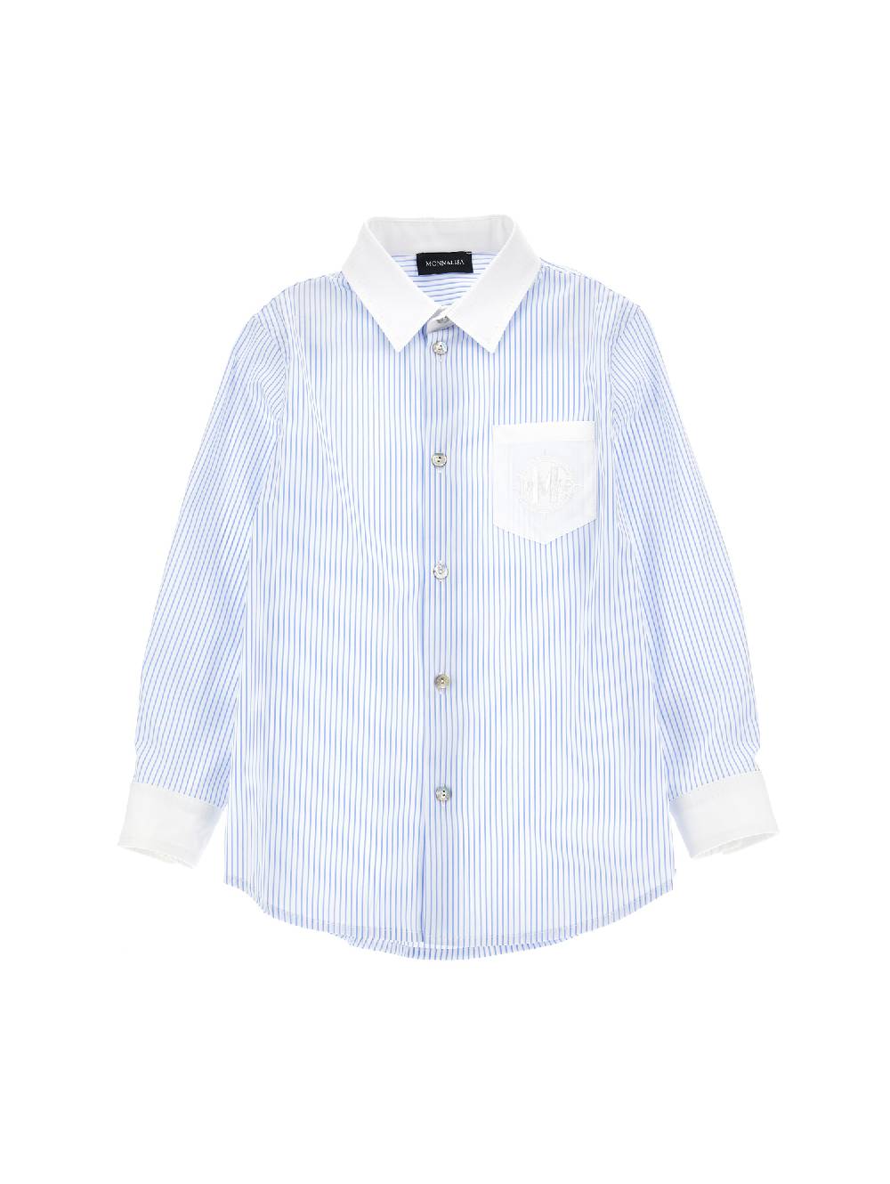 Monnalisa Camicia popeline rigato