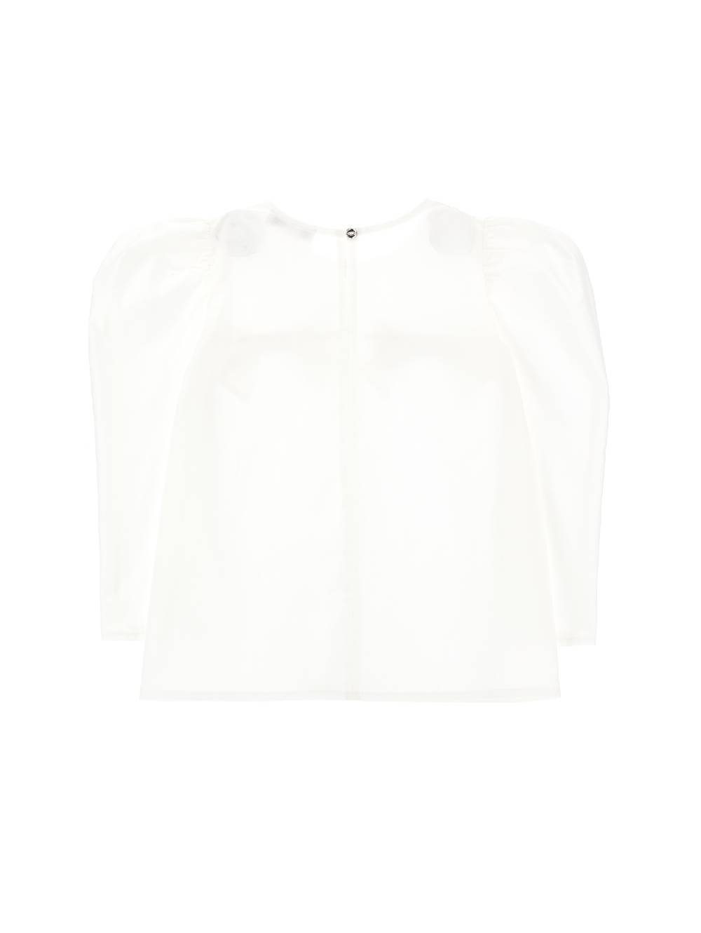 Monnalisa Camicia Popeline Senza Colletto