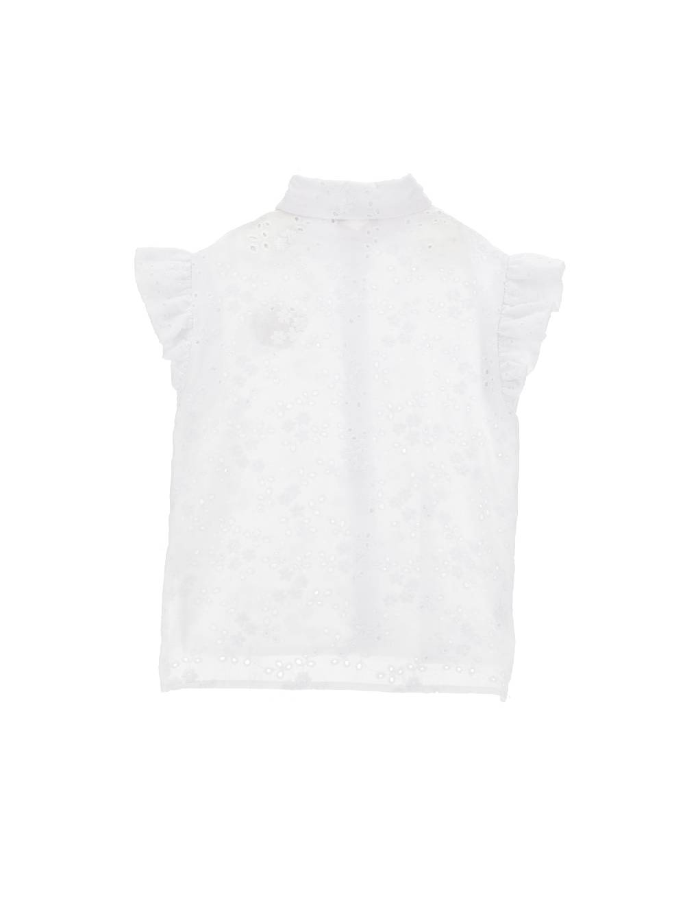 Monnalisa Camicia Ricamo Sangallo