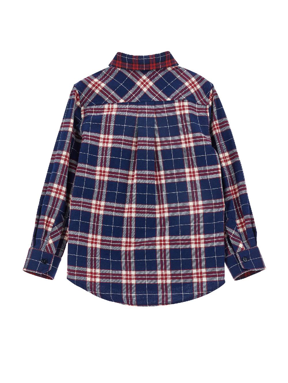 Monnalisa Camicia Tartan Boy