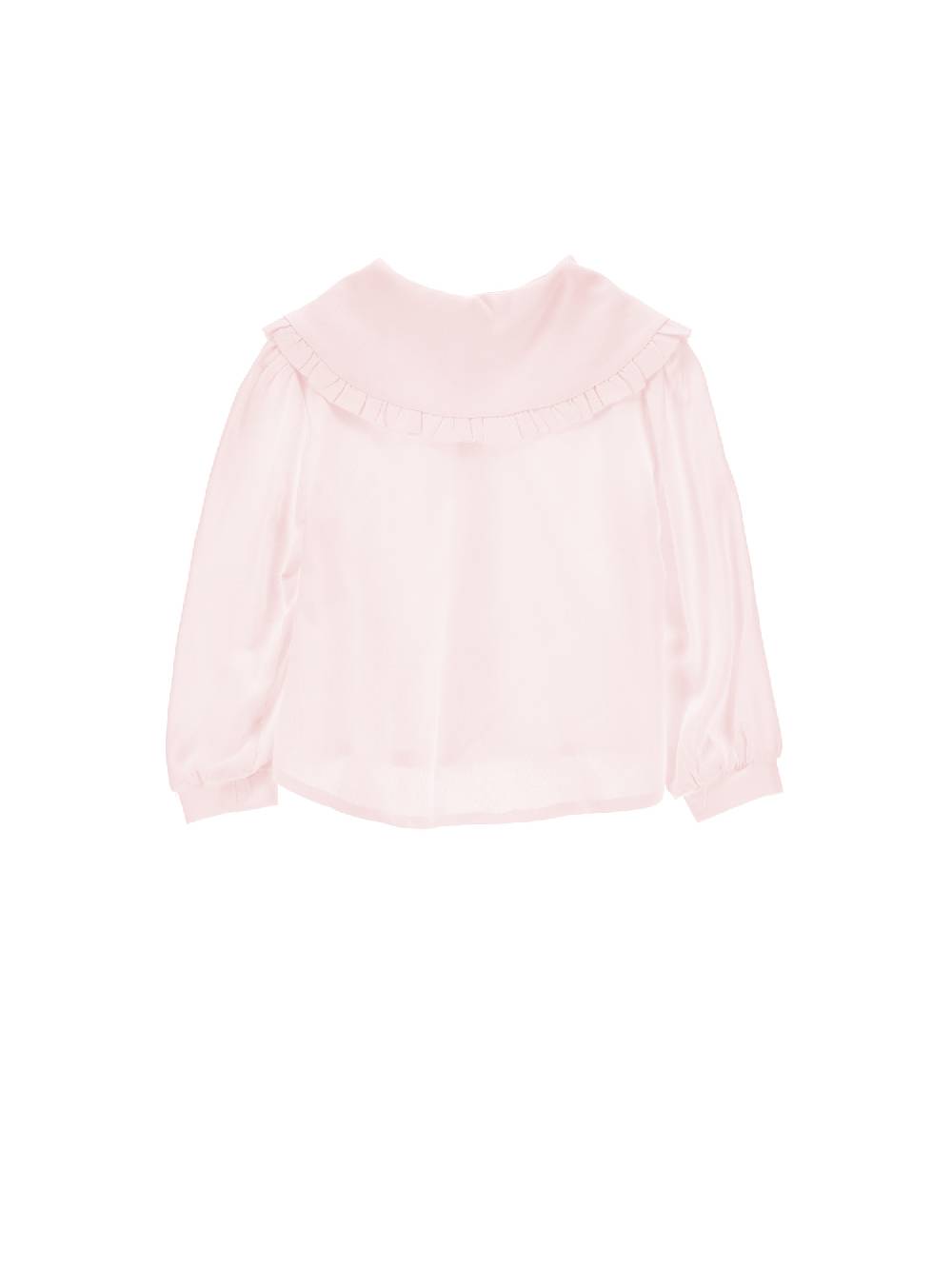 Monnalisa Camicia Twill Ricamata