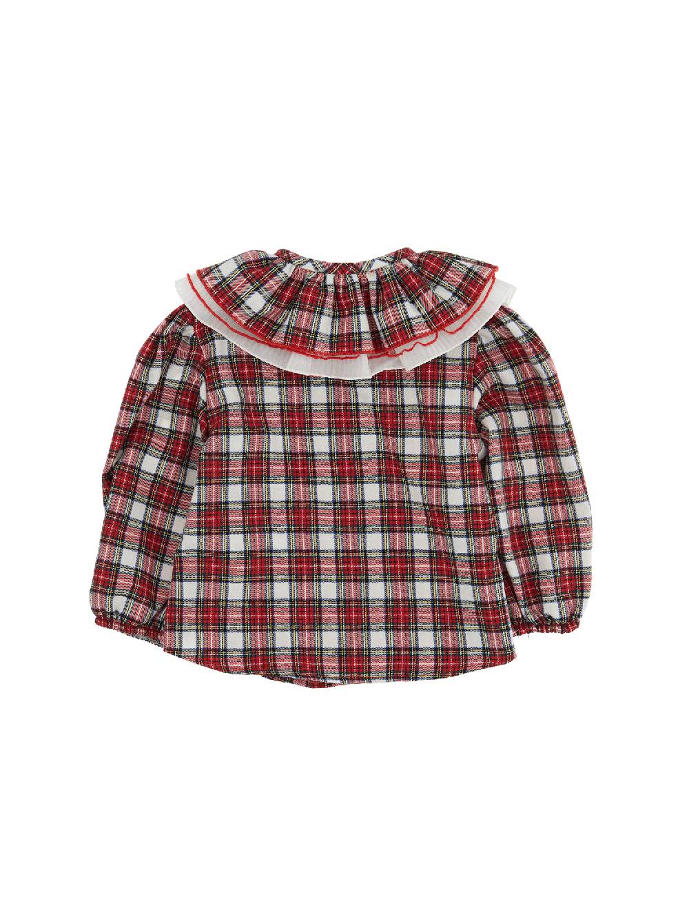 Monnalisa Camicia Vaiella Tartan