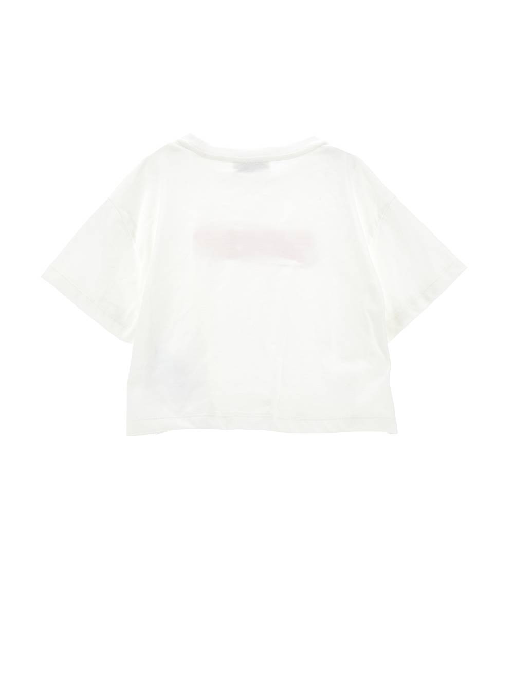 Monnalisa Canotta Cotone Organico Cropped