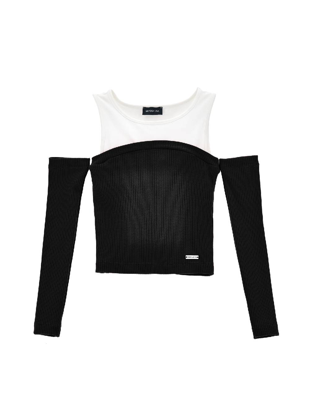 Monnalisa Canotta jersey con manicotti