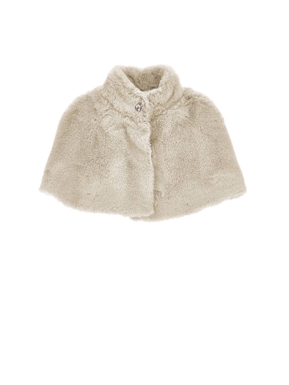 Monnalisa Cappa peluche effetto castorino