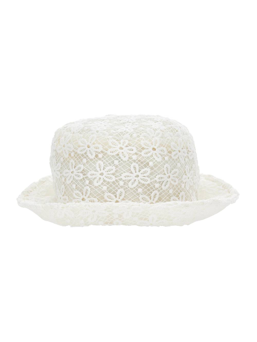 Monnalisa Cappellino pizzo macramé