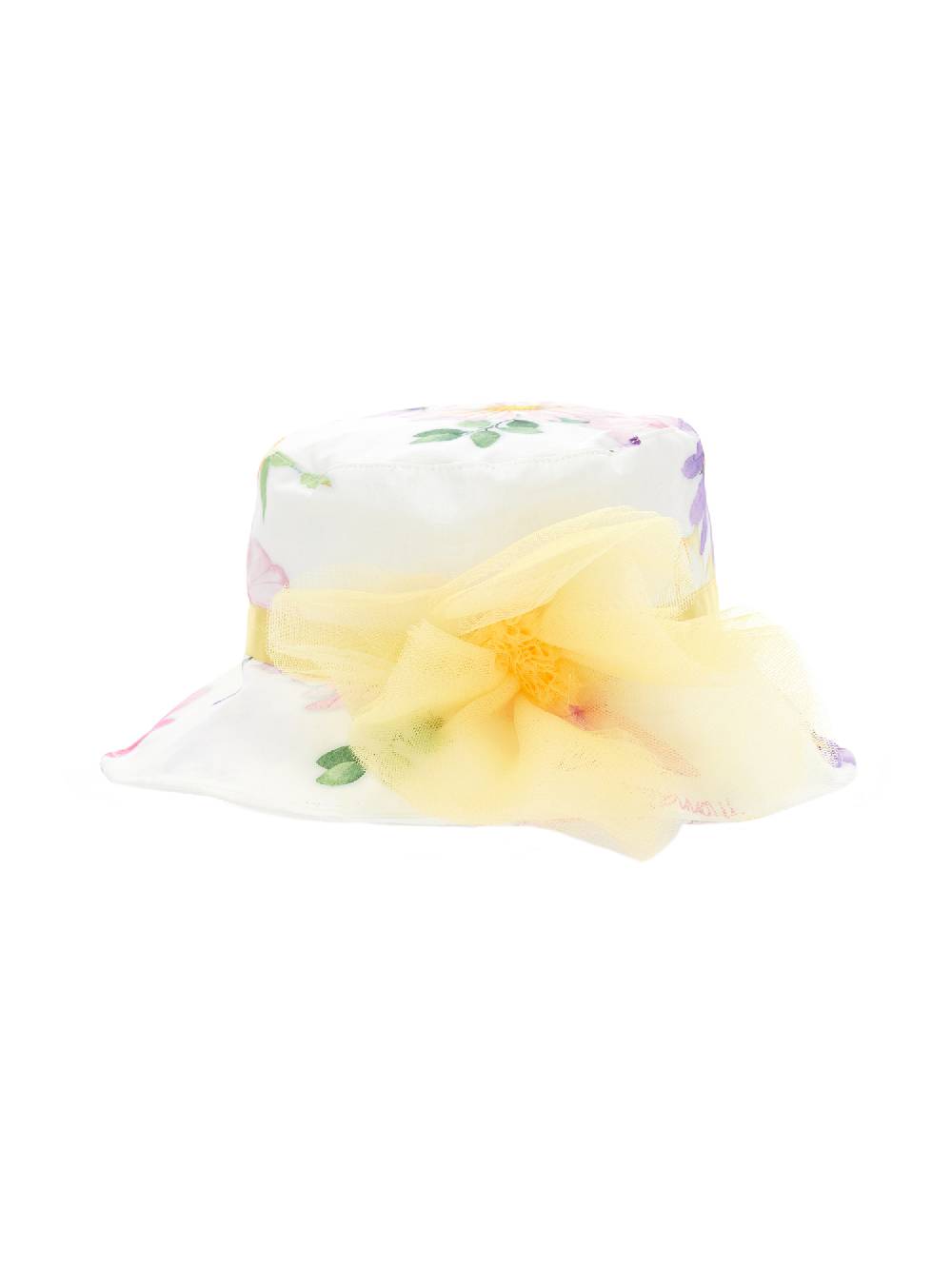 Monnalisa Cappello popeline stampa floreale